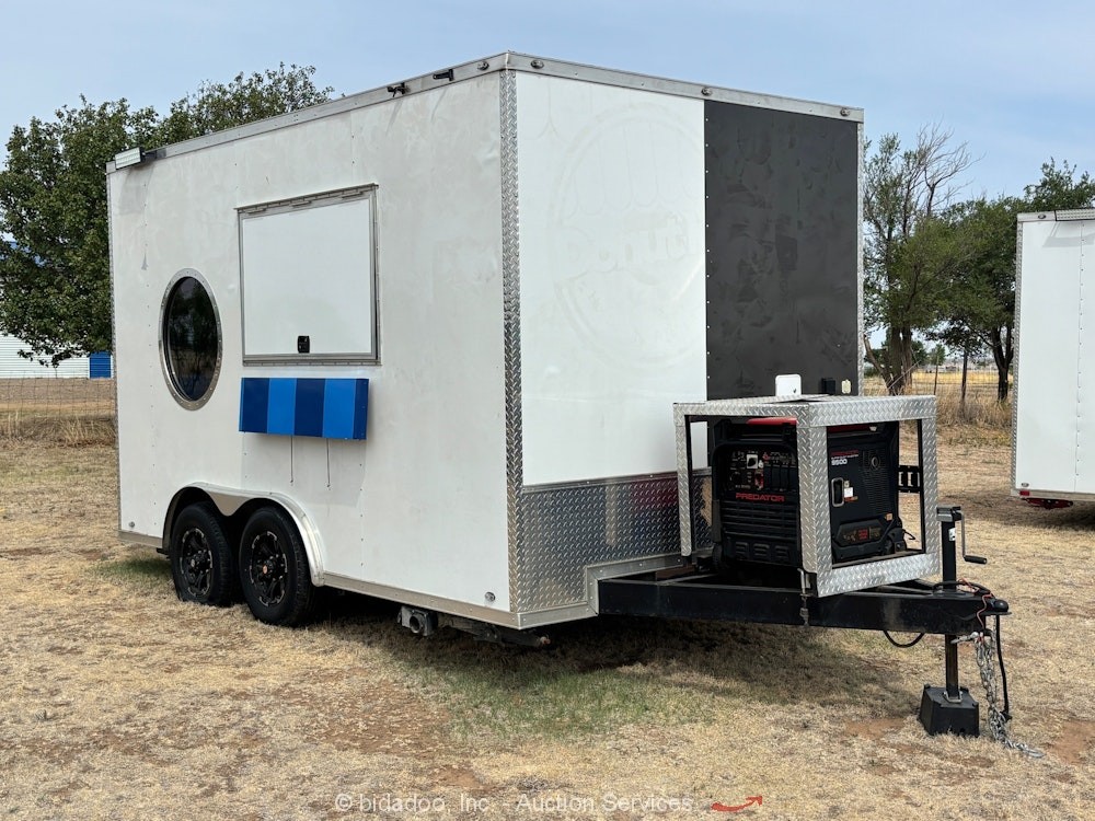 2023 Keystone DNV8.514F90 16′ T/A Commercial Food Concession Trailer bidadoo