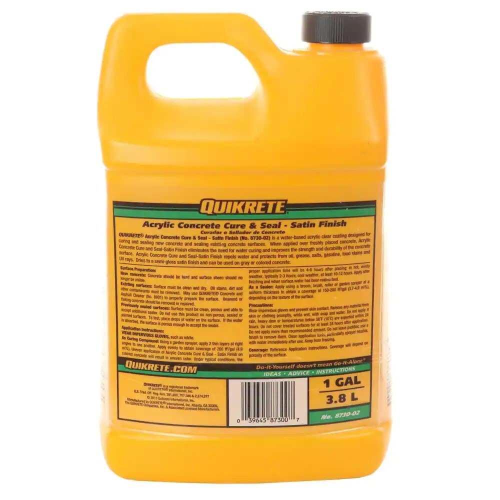 5 lb. Acrylic Concrete Cure and Sealer – Protect and Enhance Your Concrete NEW