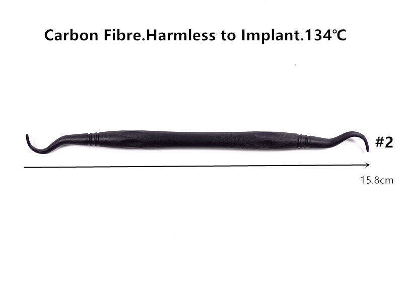 4 pcs/set Dental Carbon Implant Scaling Scaler Periodental Cleaner Scalers
