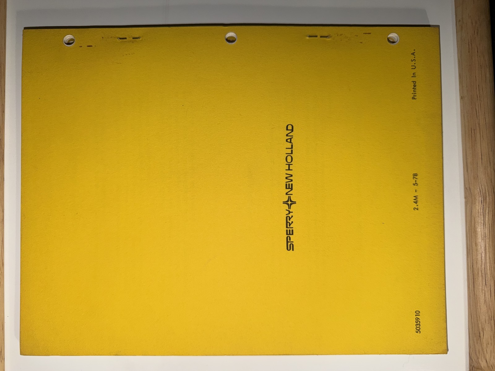 New Holland 359 Grinder Mixer Service Parts Catalog Manual 1978