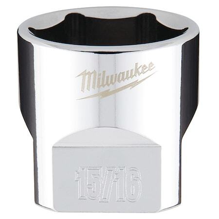 Milwaukee Tool 45-34-9071 3/8 In. Drive 15/16 In. Sae 6-Point Socket With Four