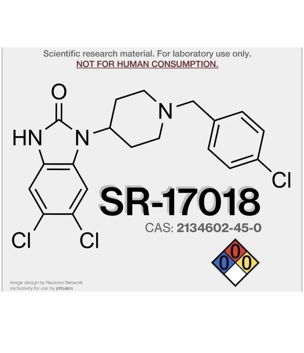 SR-17018 Laboratory Chemical “2Gram” At 96% Purity “1920mg” Read Description