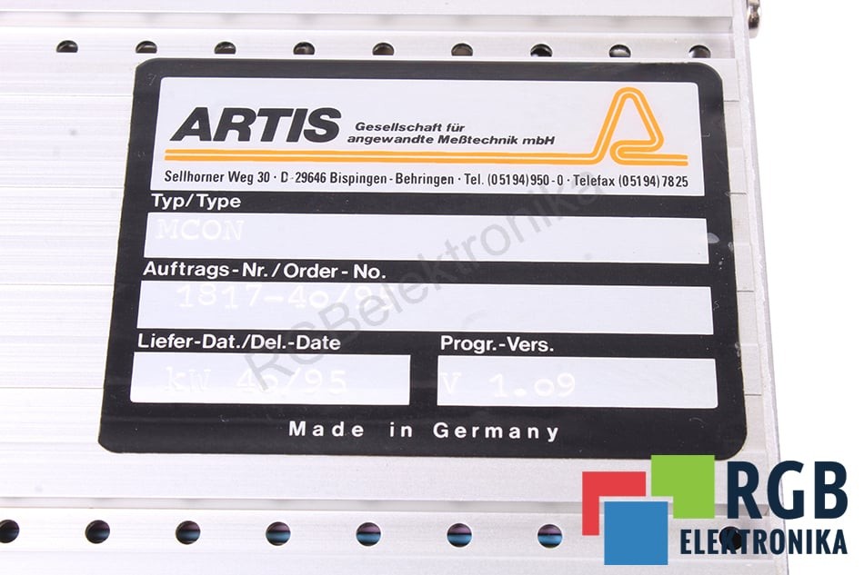 MCON ARTIS – Refurbished – 24 Months Warranty
