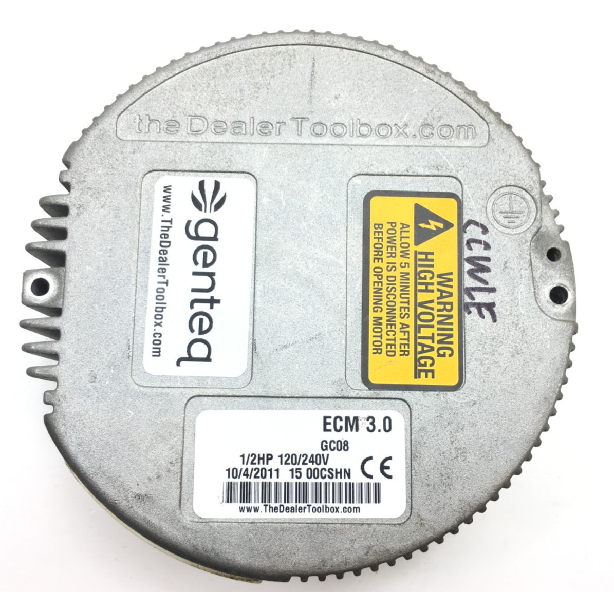 Genteq ECM 3.0 GC08 Module Only 1/2HP 120/240V CCWLE used #W701