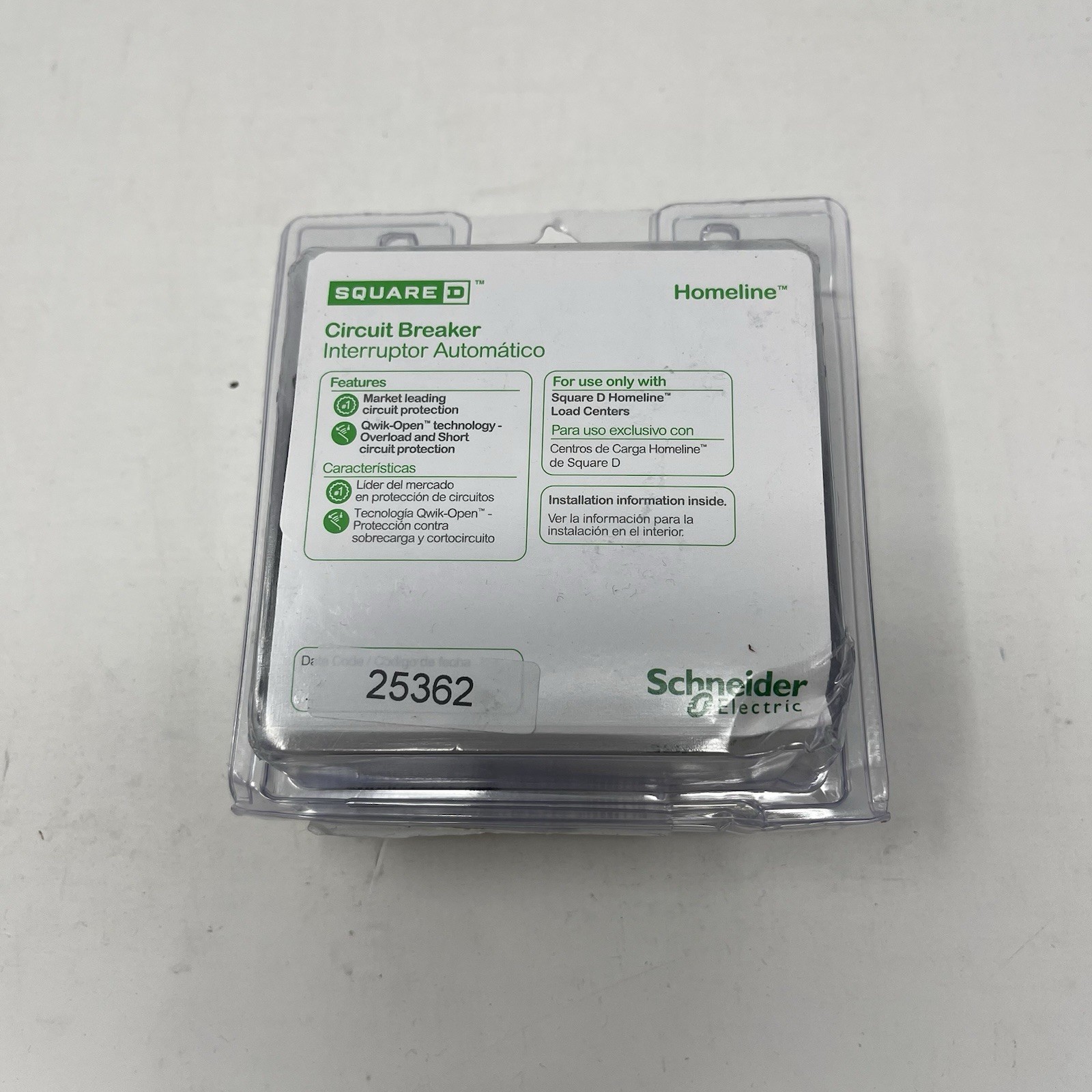 New Square D HOM2100C 100 A Miniature Circuit Breaker 2 Pole 120/240v