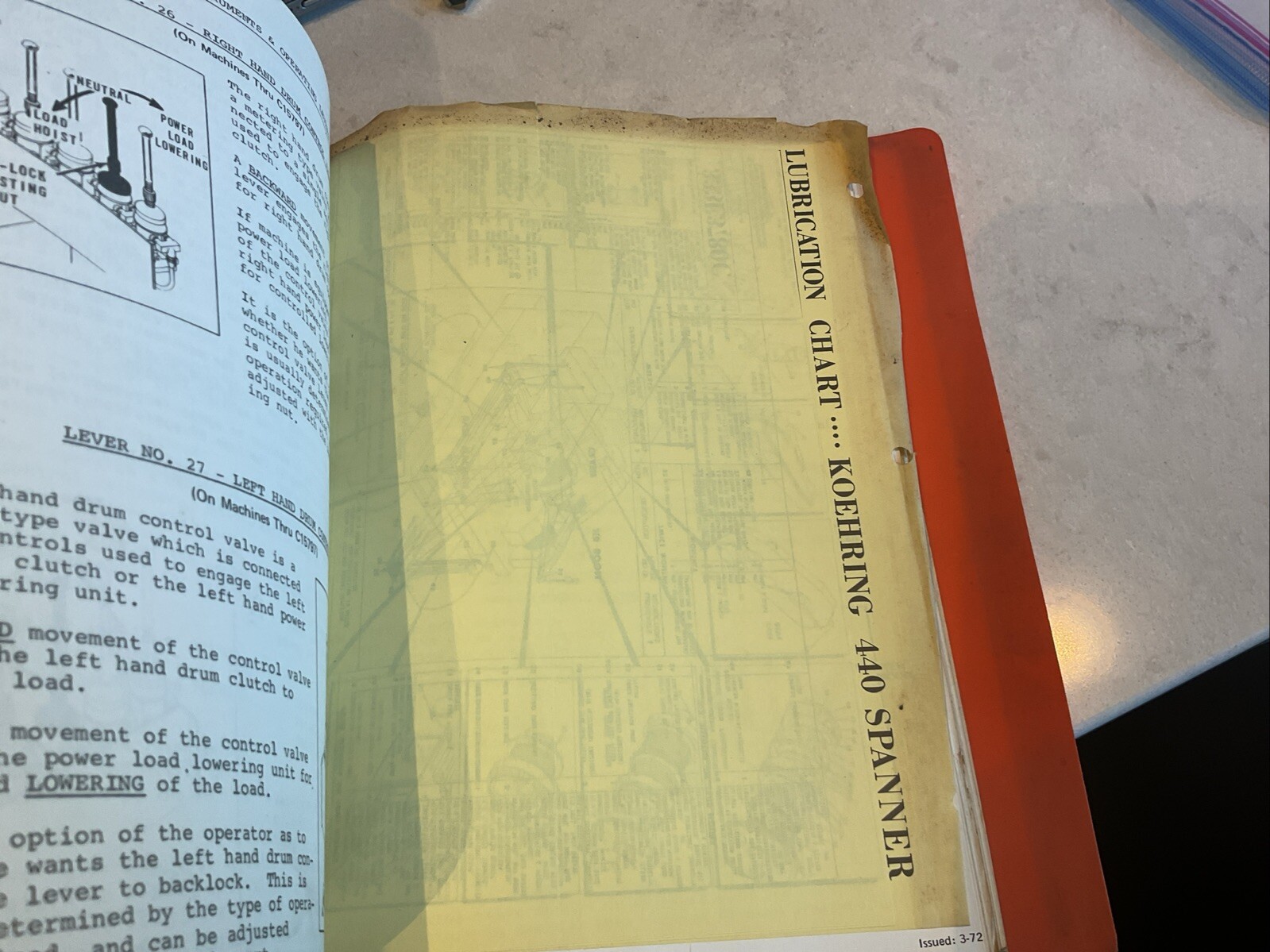 Koehring 440 Spanner Lattice Boom Crane Parts Catalog Owner Operator Manual