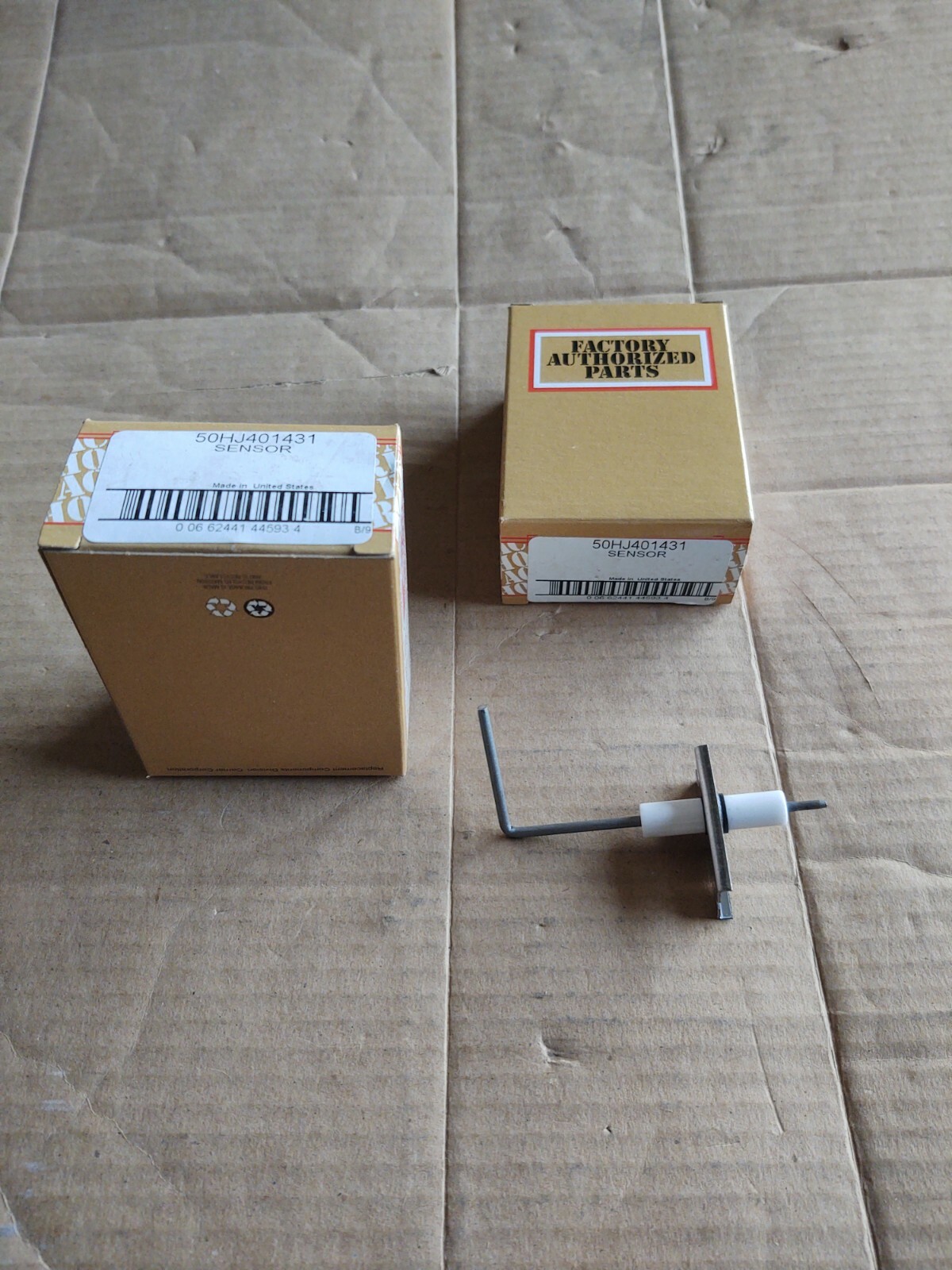 (2) CARRIER # 50HJ401431 FLAME ROD SENSOR