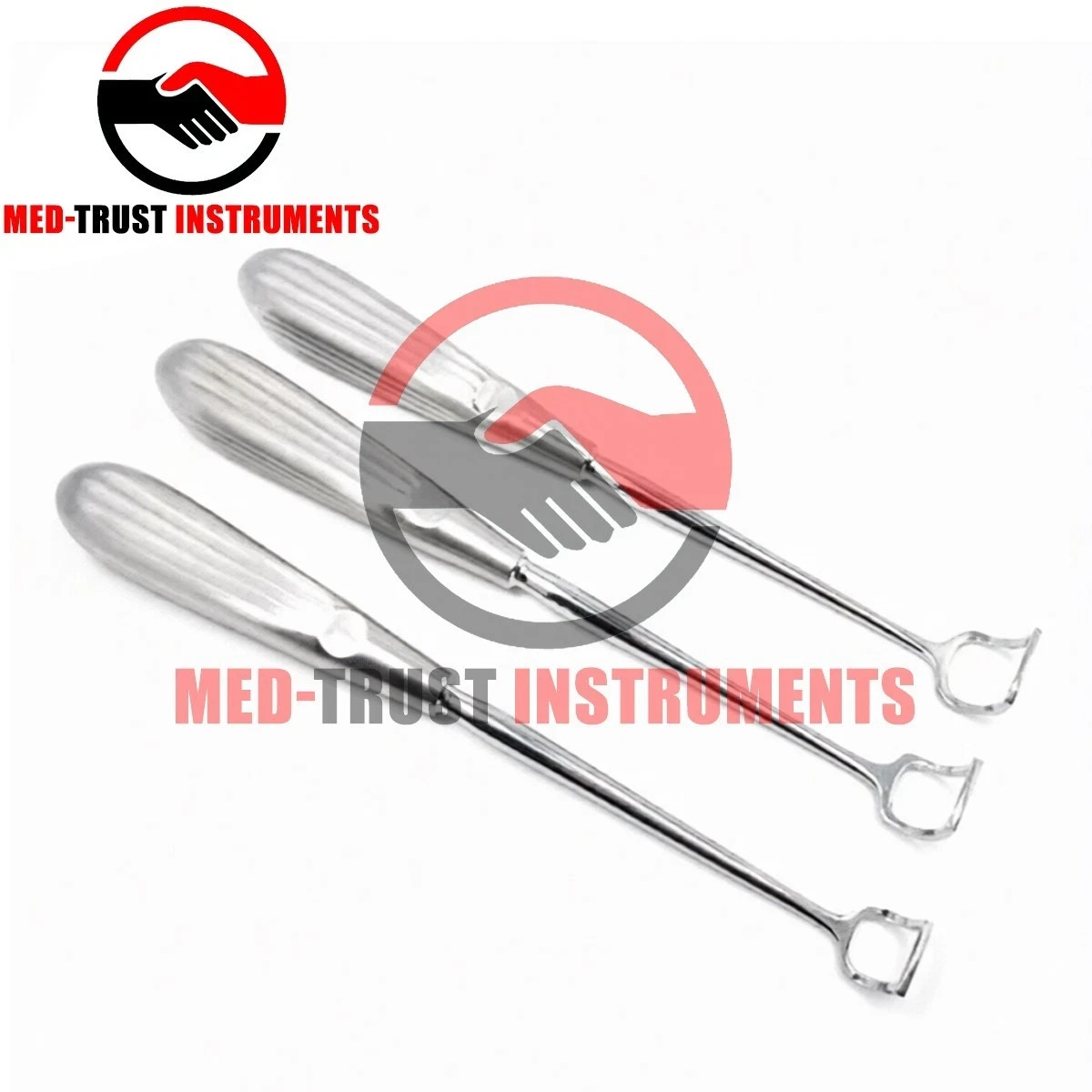 Barnhill Adenoid Curette # 1 # 2 # 3 8.5″ 3 PCs Set ENT Surgical Instruments