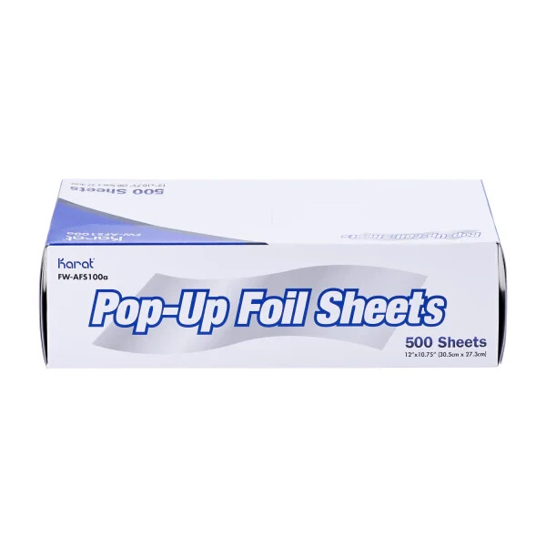 Karat 10.75″ x 12″ Standard Pop-up Aluminum Foil Sheets( 3,000 sheets/case)