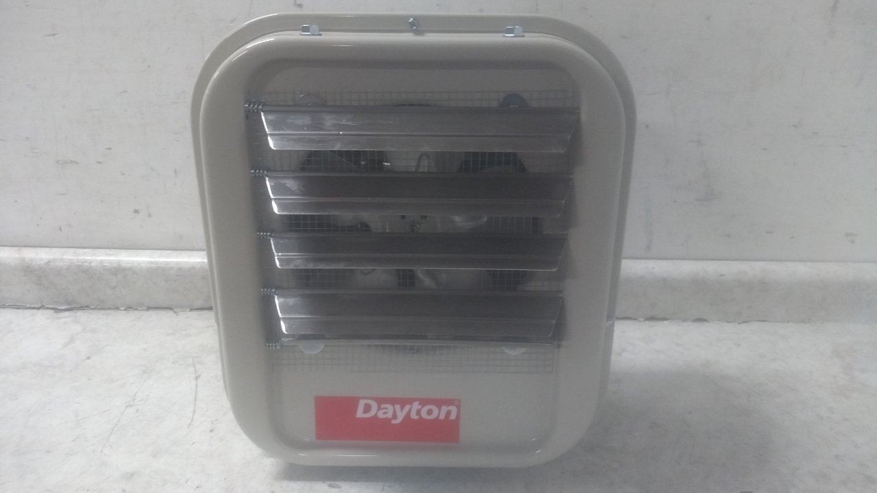 Dayton 804T17 208/240VAC 350 CFM Electric Wall & Ceiling Unit Heater
