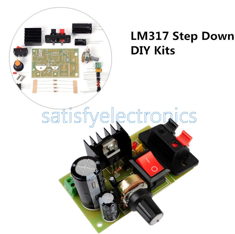 LM317 Step Down DC 5V-35V to 1.25V-30V DIY Kit AC/DC Power Supply Module
