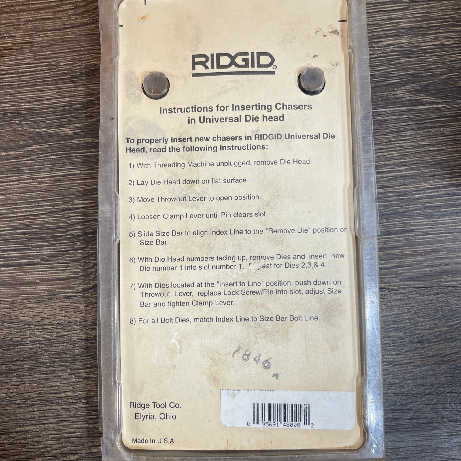 Rigid 48000 Universal Does 7/16 NC, Great Condition (read)