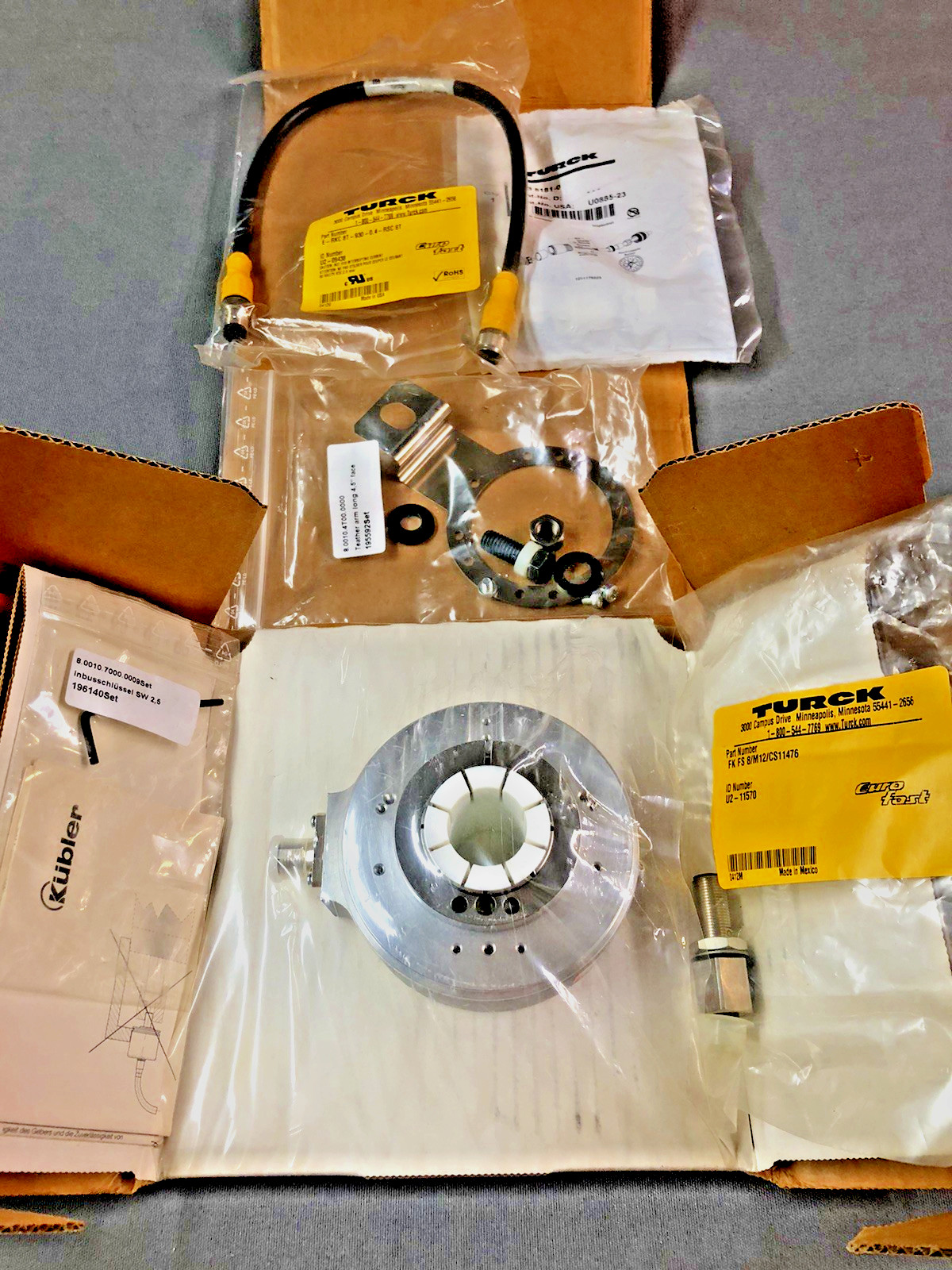 Turck Kubler KIT A02H1024-BC Encoder Kit T8.A02H.64AE.1024.P13B0 Encoder- Qty. 1