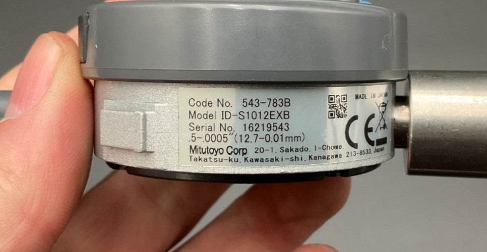 Mitutoyo 543-783B Digimatic Indicator 12.7-0.01mm ID-S1012EXB (TSC)