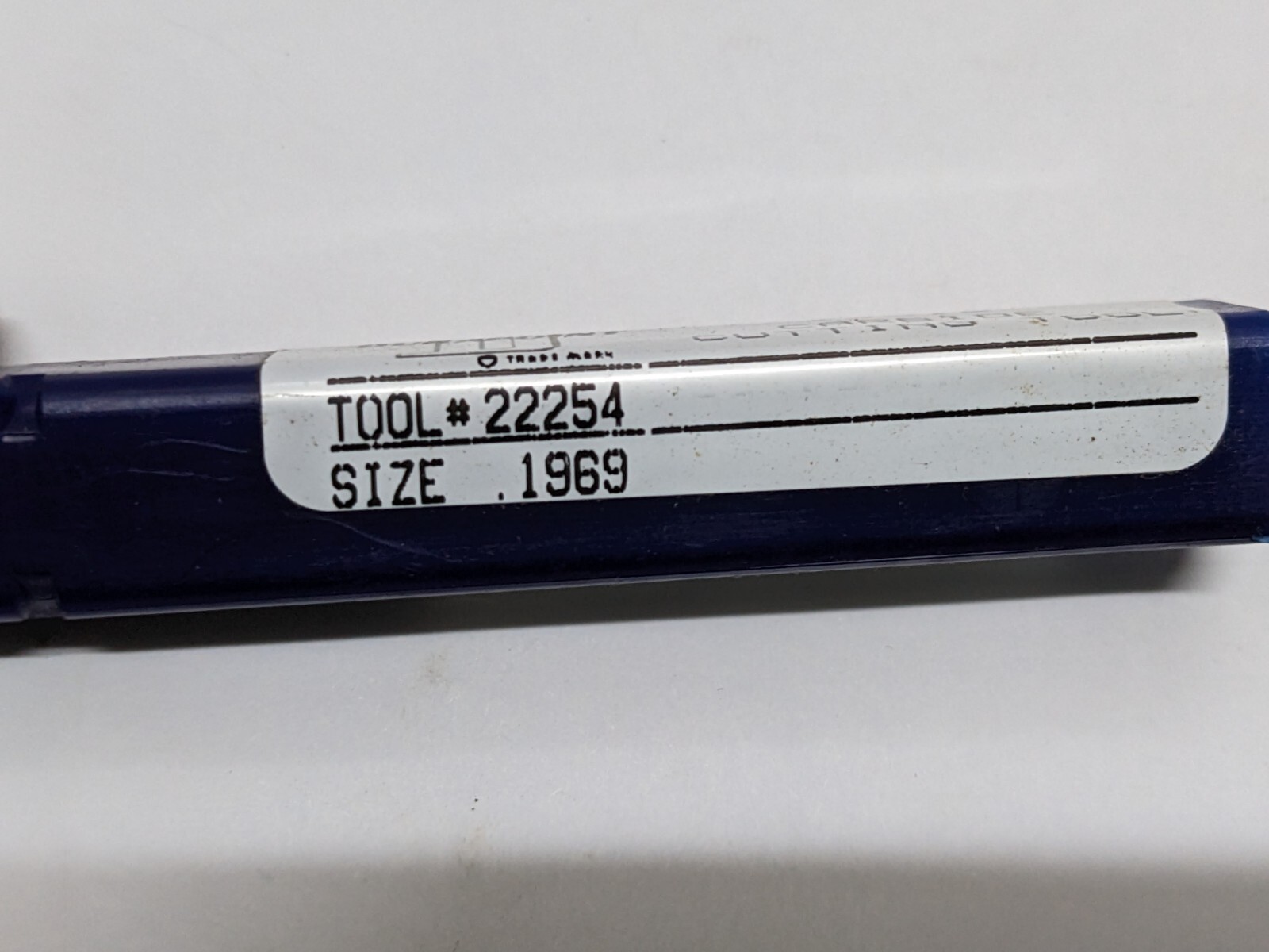 4 pcs. CJT Durapoint Size .1969 Solid Carbide Cutting Tool (NEW).