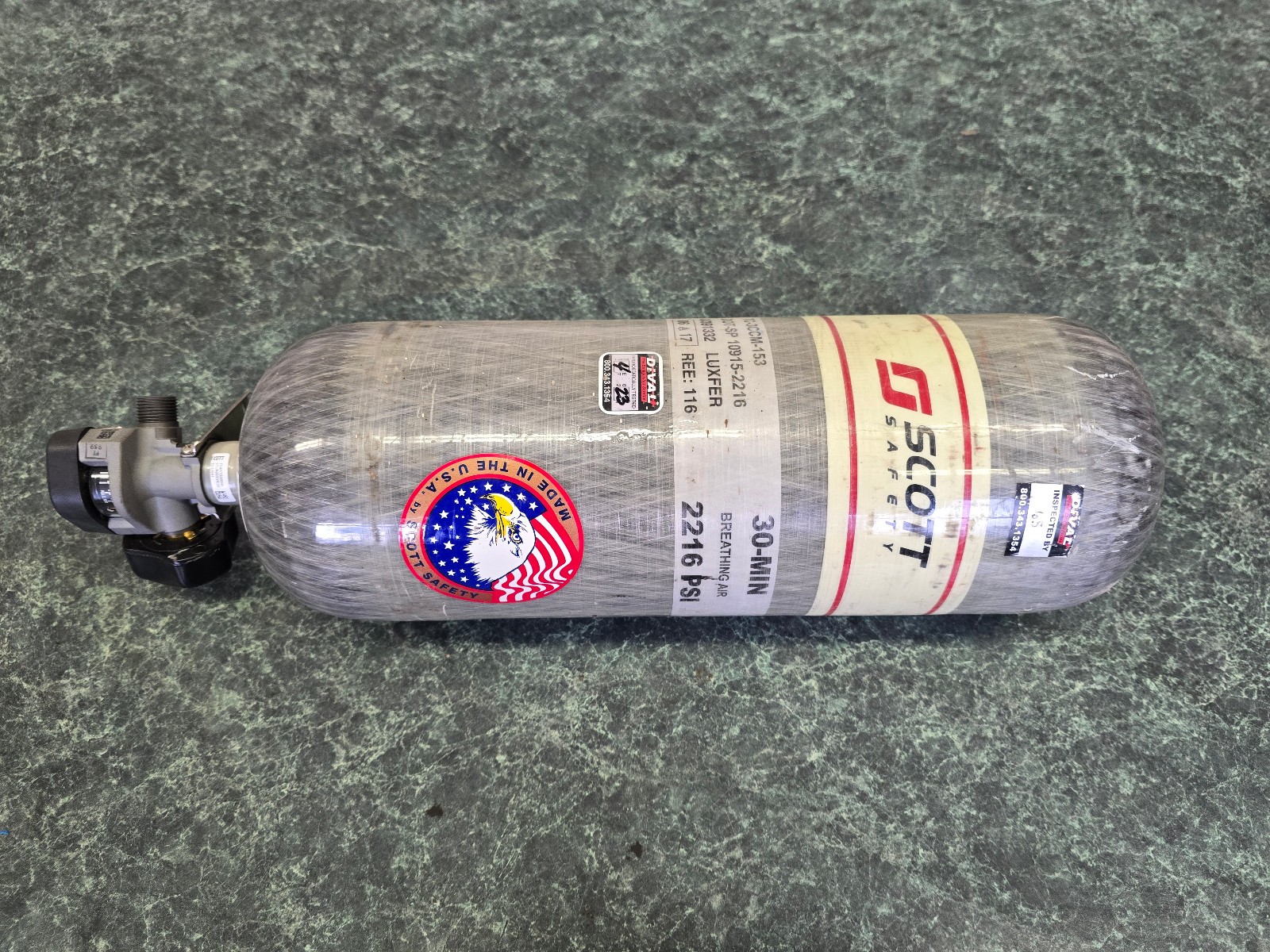2017 SCOTT 30 min 2216 psi SCBA CARBON FIBER