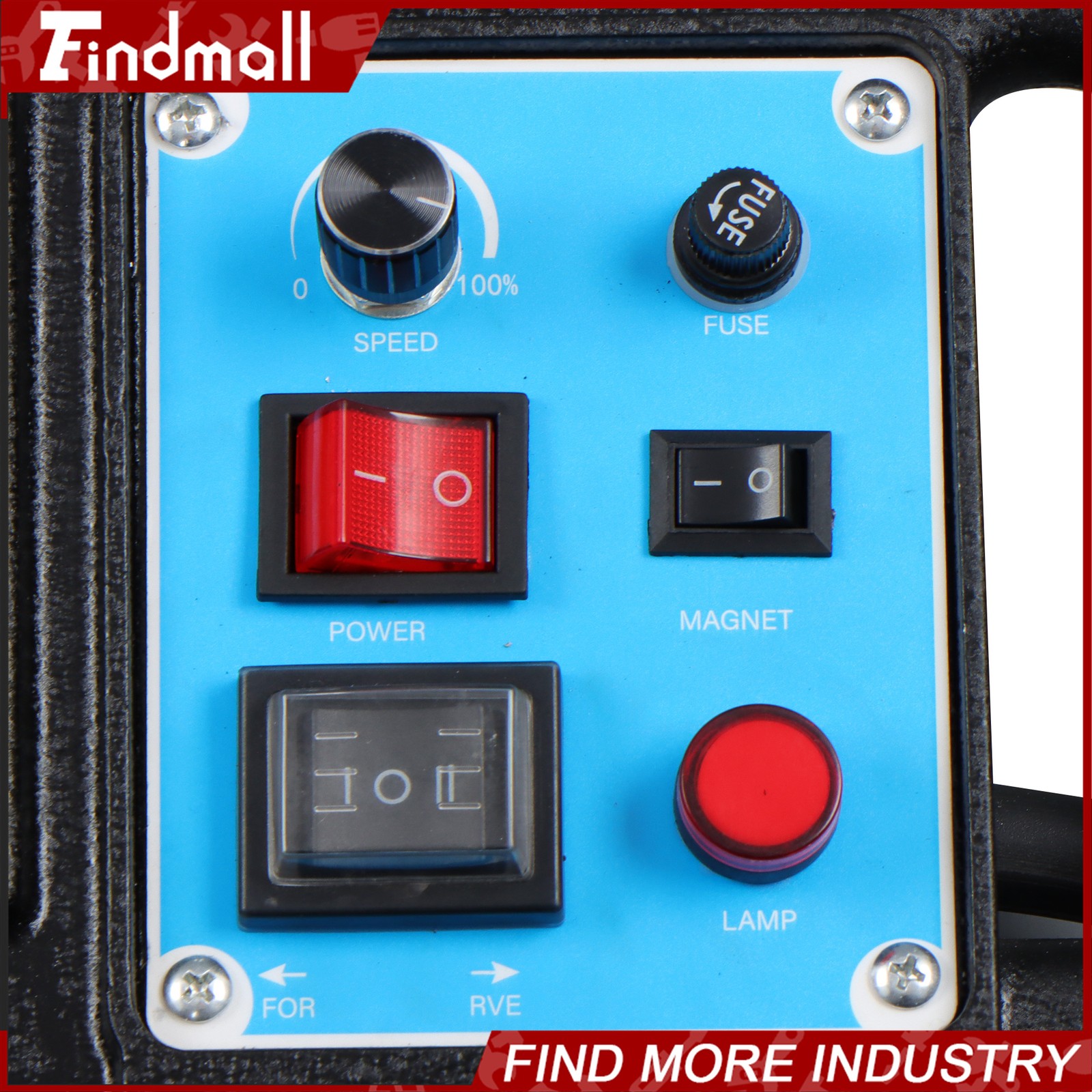 Findmall Magnetic Drill Stepless Speed Bi-Directional 1950W 13900N Mag Force