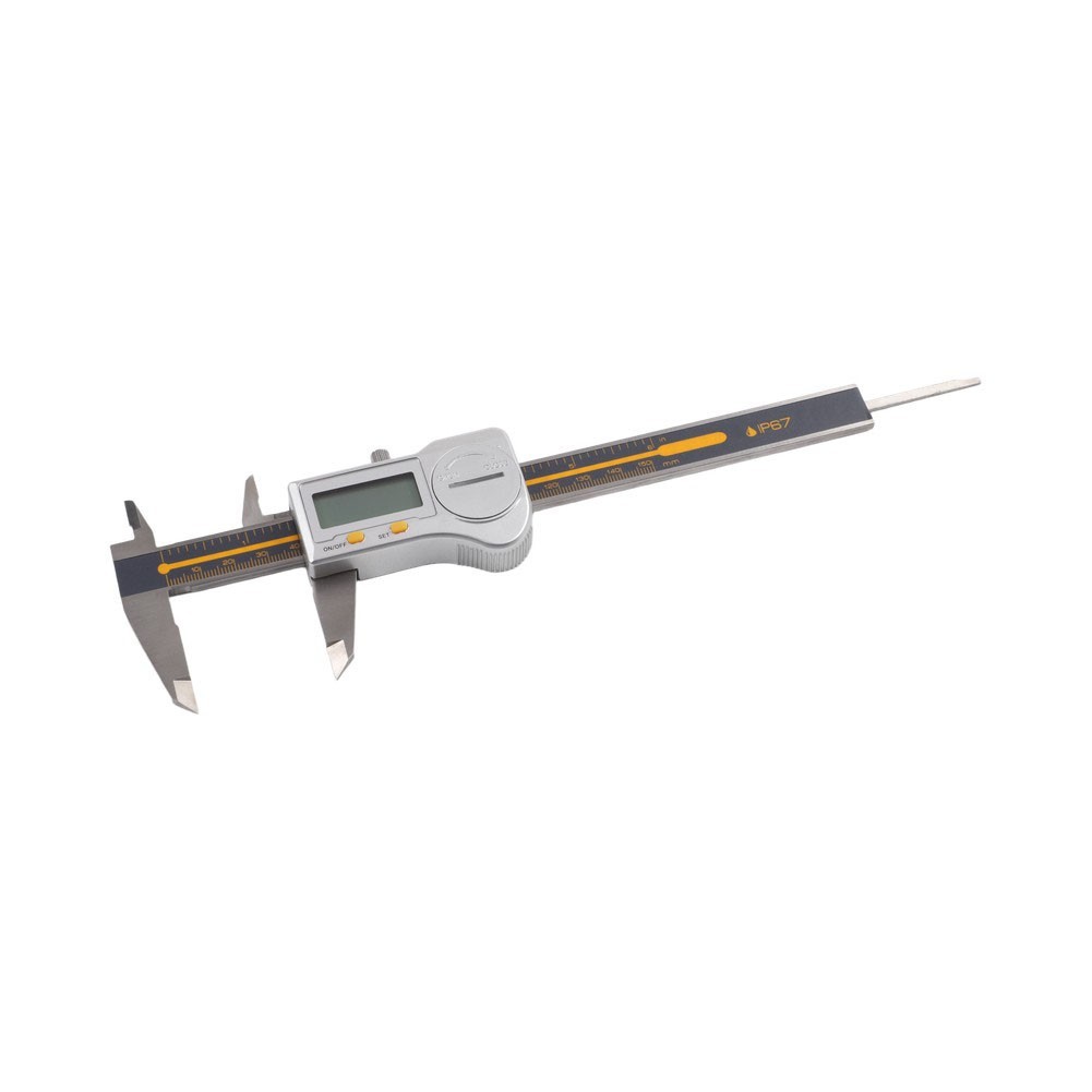 IP67 Rated Digital Caliper Stainless Steel 0.01mm Accuracy LED Readout