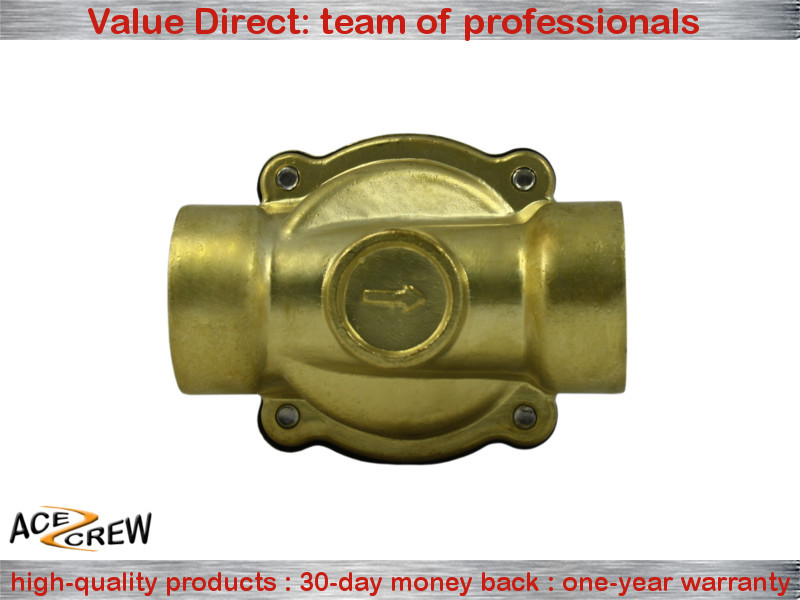 1 inch 220V-240V AC Normally Closed Brass Electric Solenoid Valve NPT