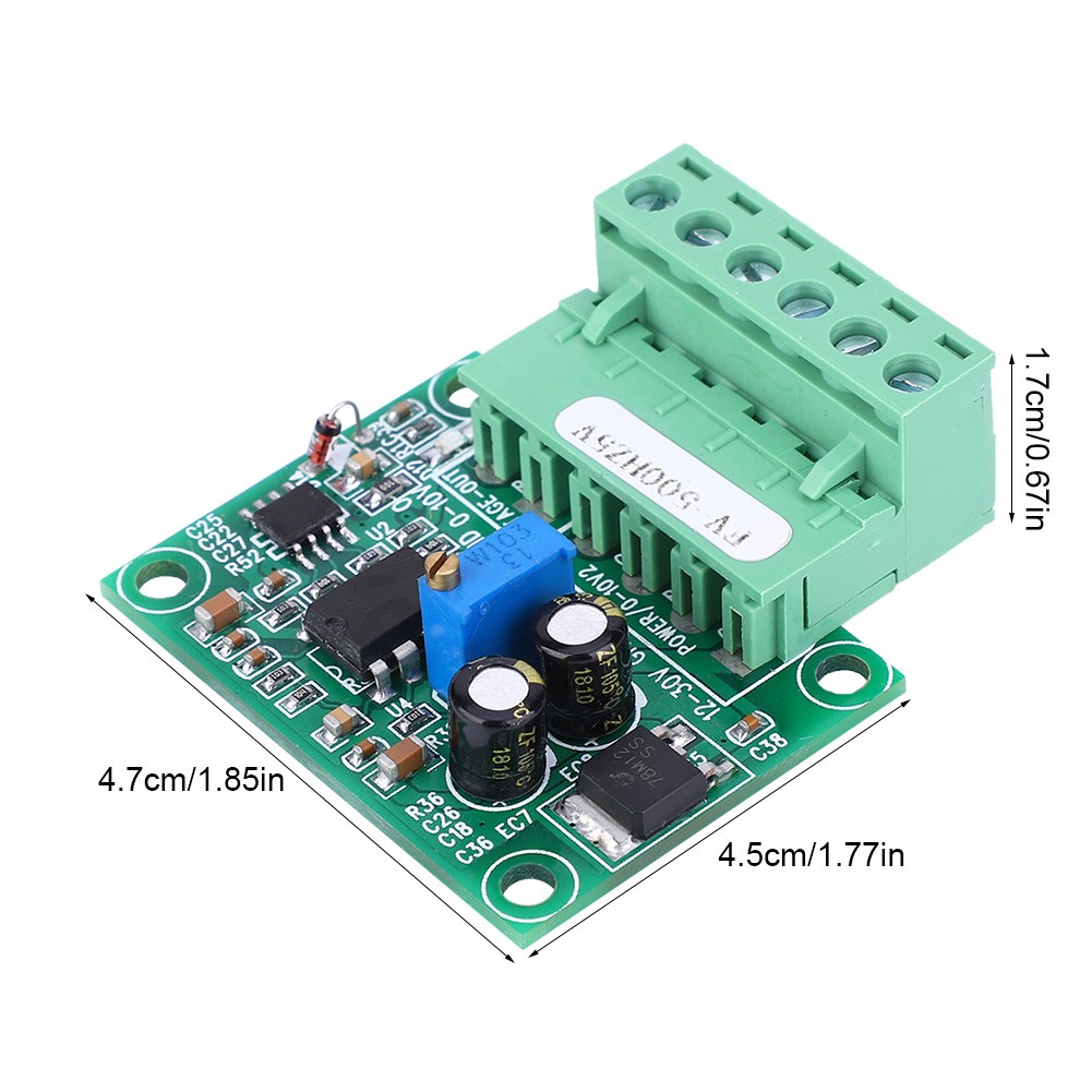 1 X FV-500Hz5V Frequency To Voltage Converter Module For PLC Control Premium