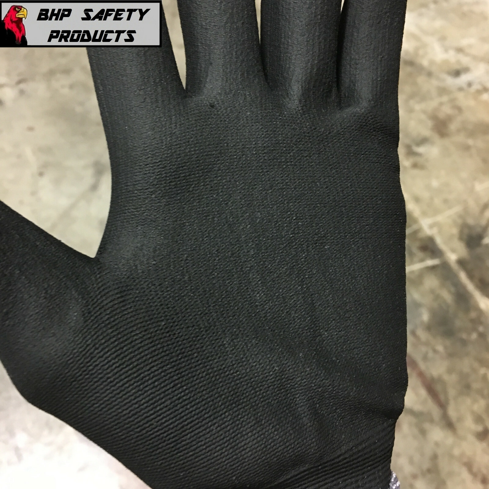 G-Grip Work Glove Ultra-Thin Nitrile Foam Grip Palm Coated Nylon Shell 3 Pairs