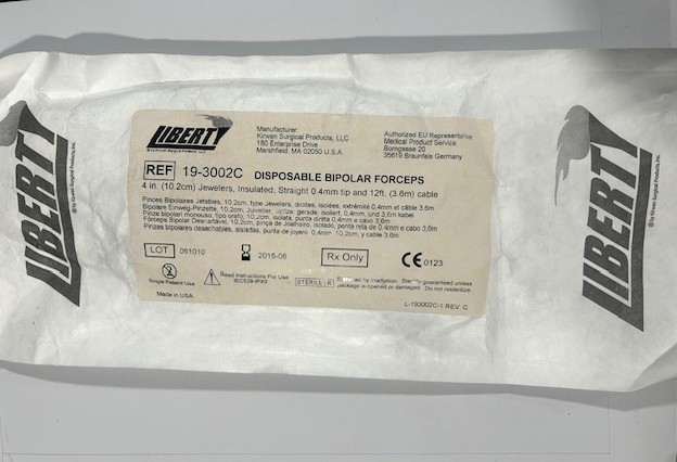  KIRWAN 19-3002C Disposable Bipolar Forceps