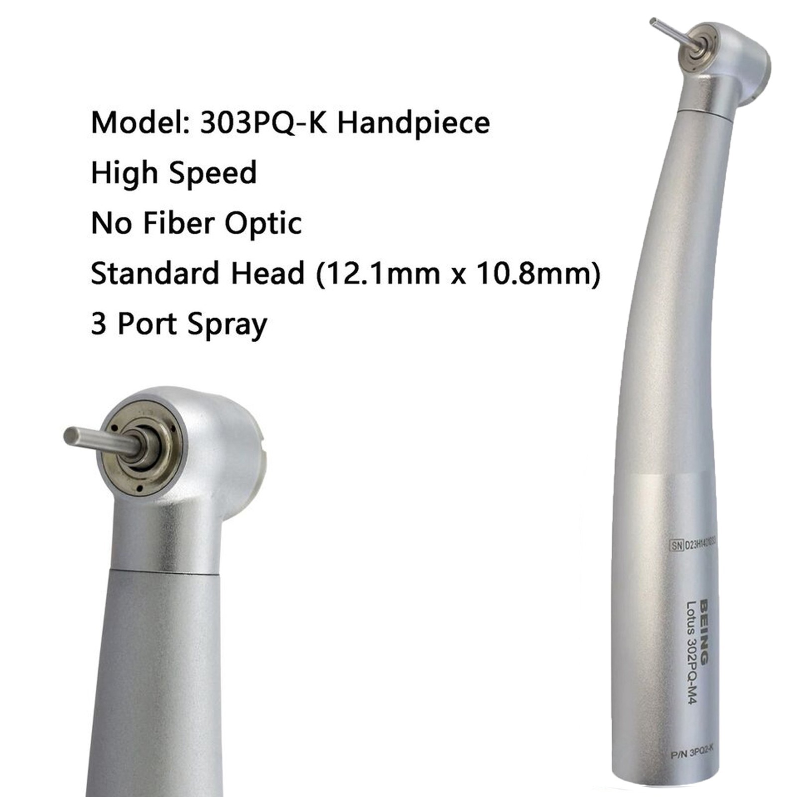 COXO Dental High Speed Fiber Optic Handpiece Turbine KaVo Coupler 4 Hole 6 Pin