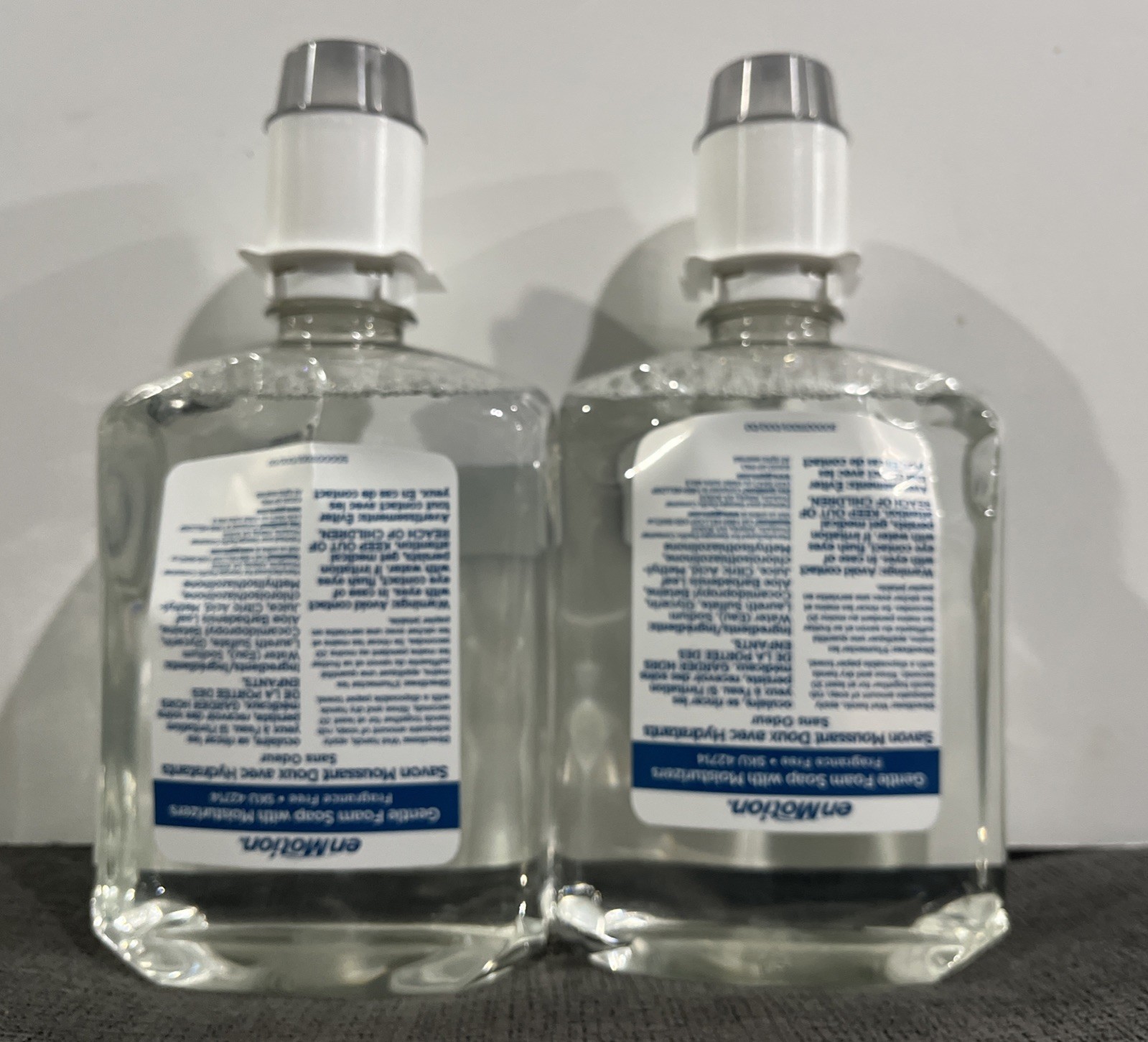 2X EnMotion Gentle Moisturizing Foam Soap Refill,1200 ML, SKU 42714 Exp 01/29