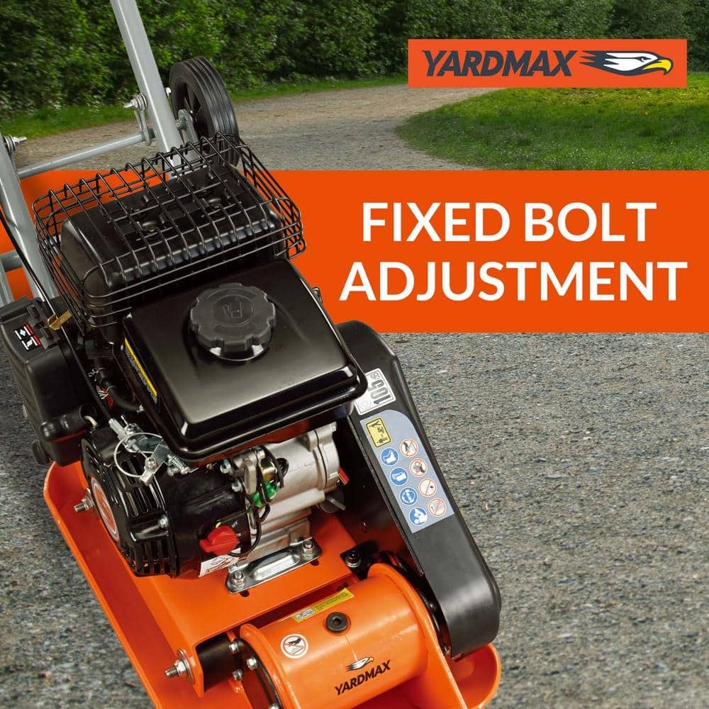 YARDMAX 1850 lb. Compaction Force Plate Compactor
