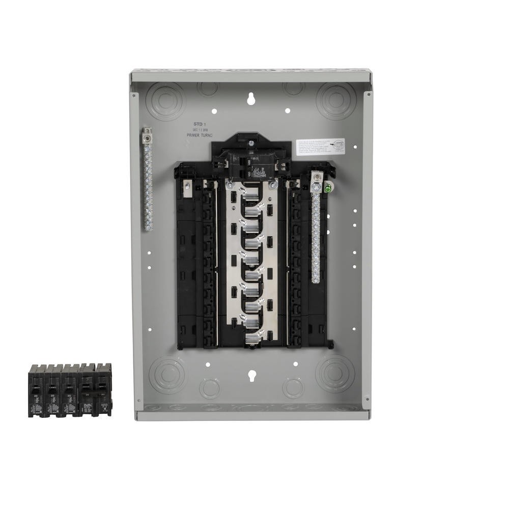 100 Amp 20 Space 20 Circuit Main Breaker Plug On Neutral Load Center Value Pack