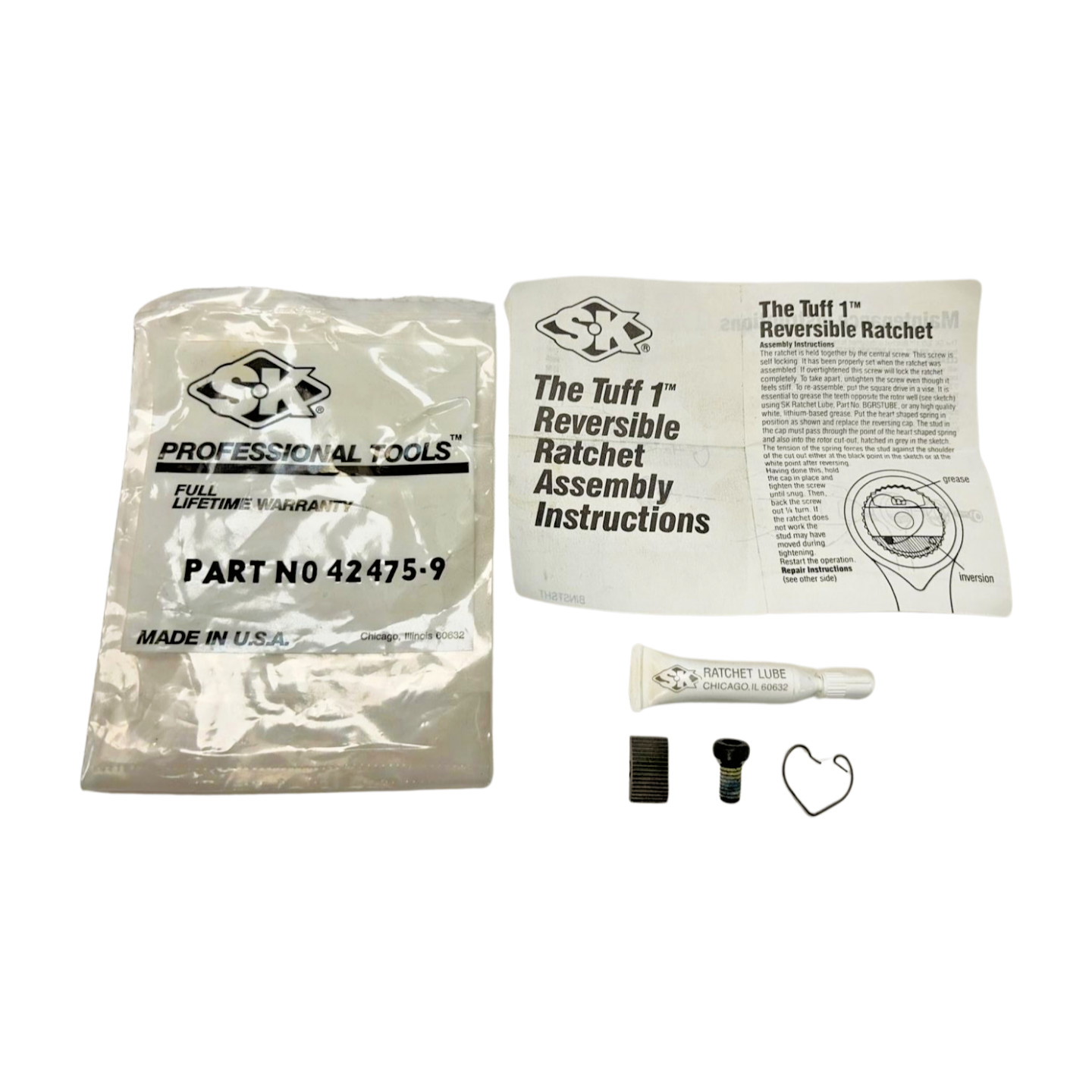 SK Hand Tools 42475-9 Professional Ratchet Repair Kit Made in USA