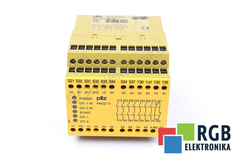 PNOZ11 24VAC 24VDC 7N/O 1N/C 774080 PILZ – Refurbished – 24 Months Warranty