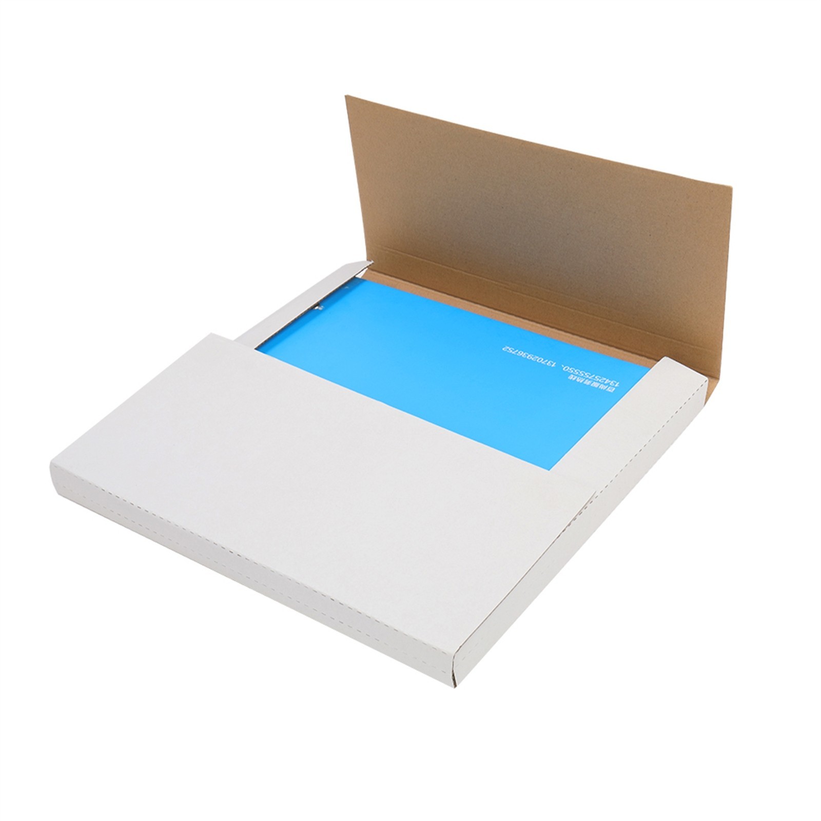 25PCS Vinyl Record Shipping Boxes 12.5″ Album Mailers Cardboard Packaging White