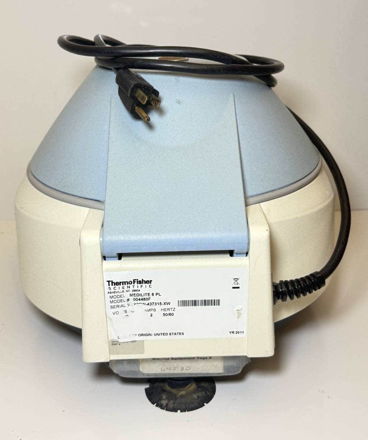 Thermo Fisher Scientific IEC Medilite 6 PL Microcentrifuge Centrifuge 4480F