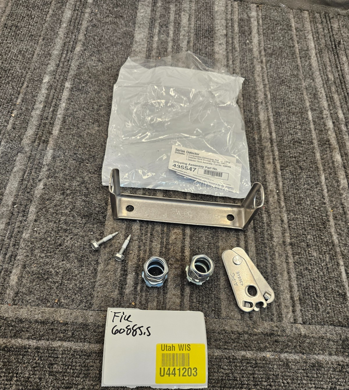 (QTY 2) Ansul 435547 R-102 Detector Series Scissor Linkage Portable Heavy Duty