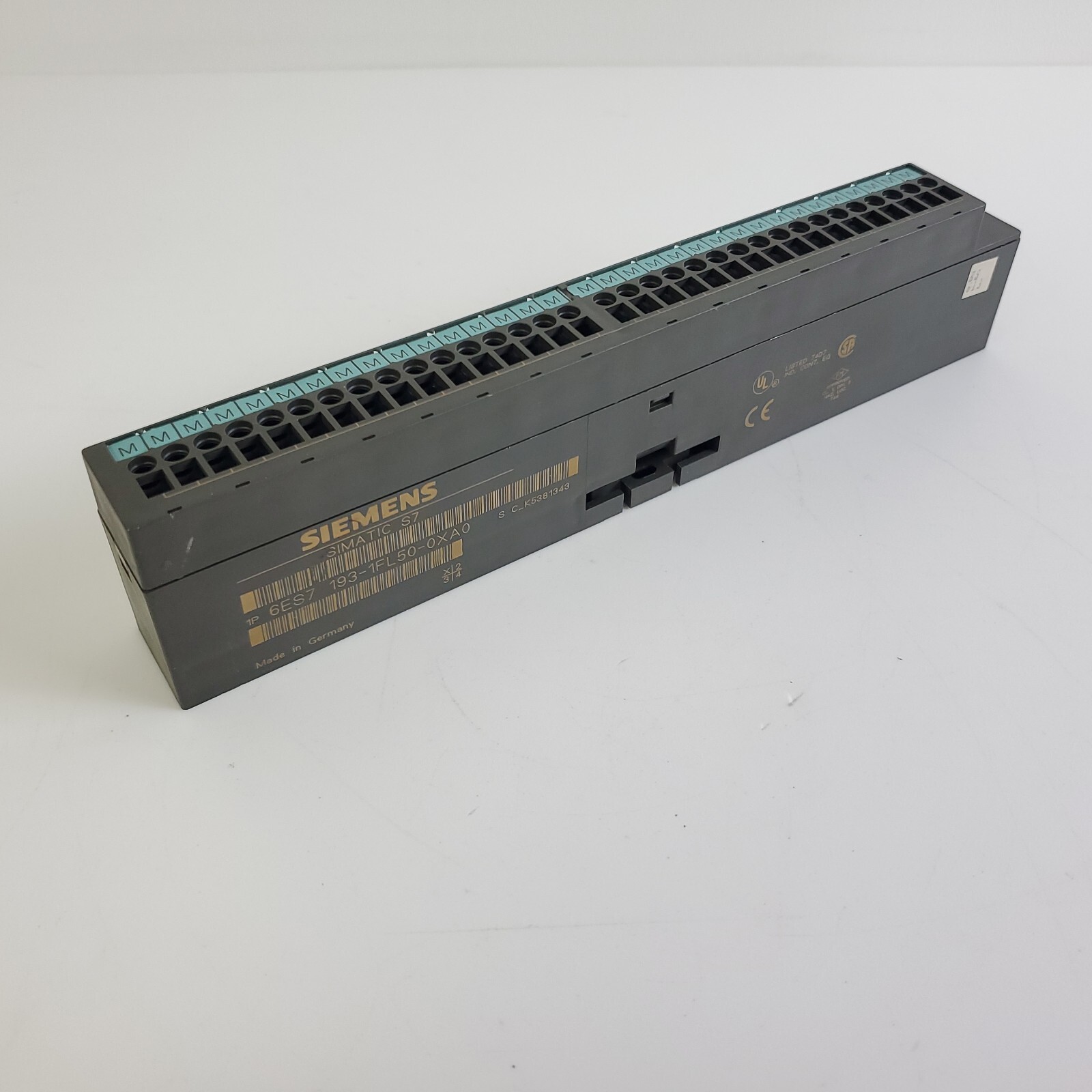 Siemens 6ES7 193-1FL50-0XA0 Simatic S7 Auxiliary Terminal PACK OF 2