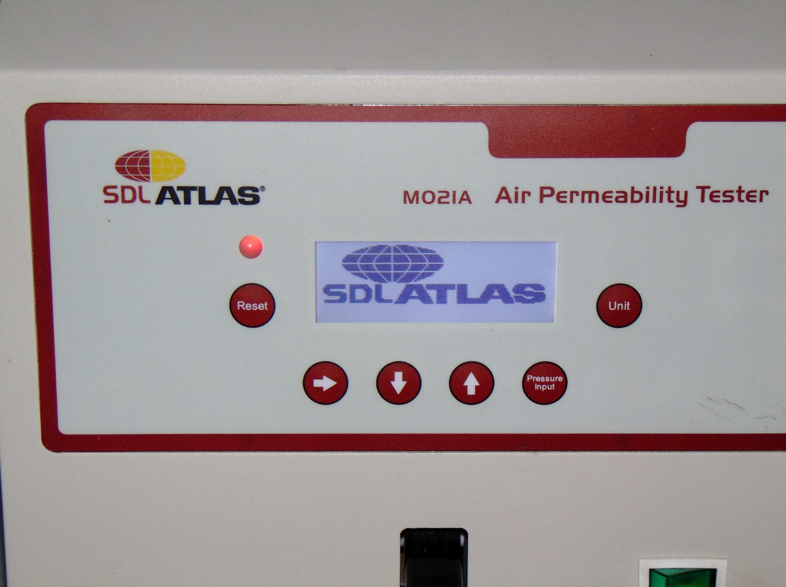 SDL Atlas M021A AirPerm Air Permeability Tester for Textiles Fabric Paper