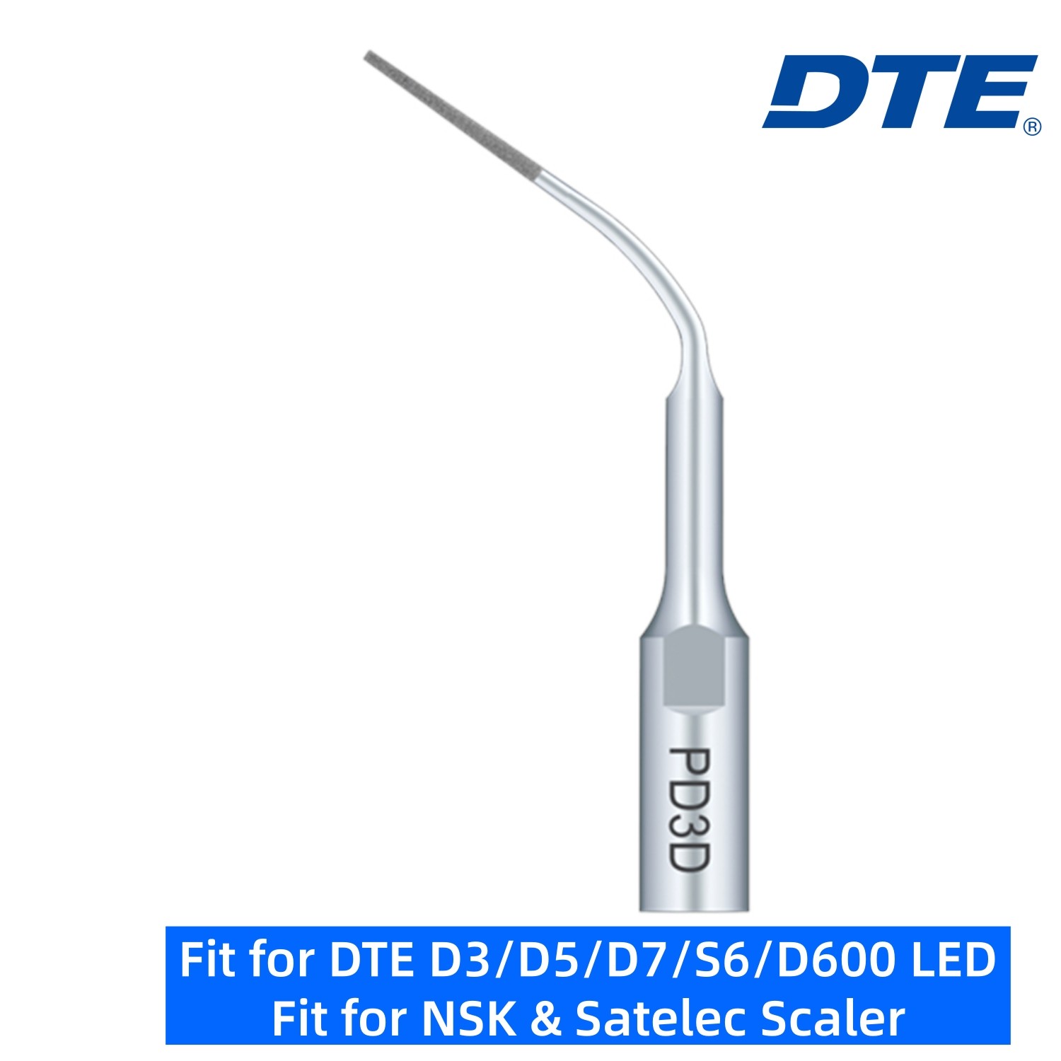 DTE Dental Ultrasonic Scaler Tips PD3D 5pc/pk Fit for NSK & Satelec Scaler