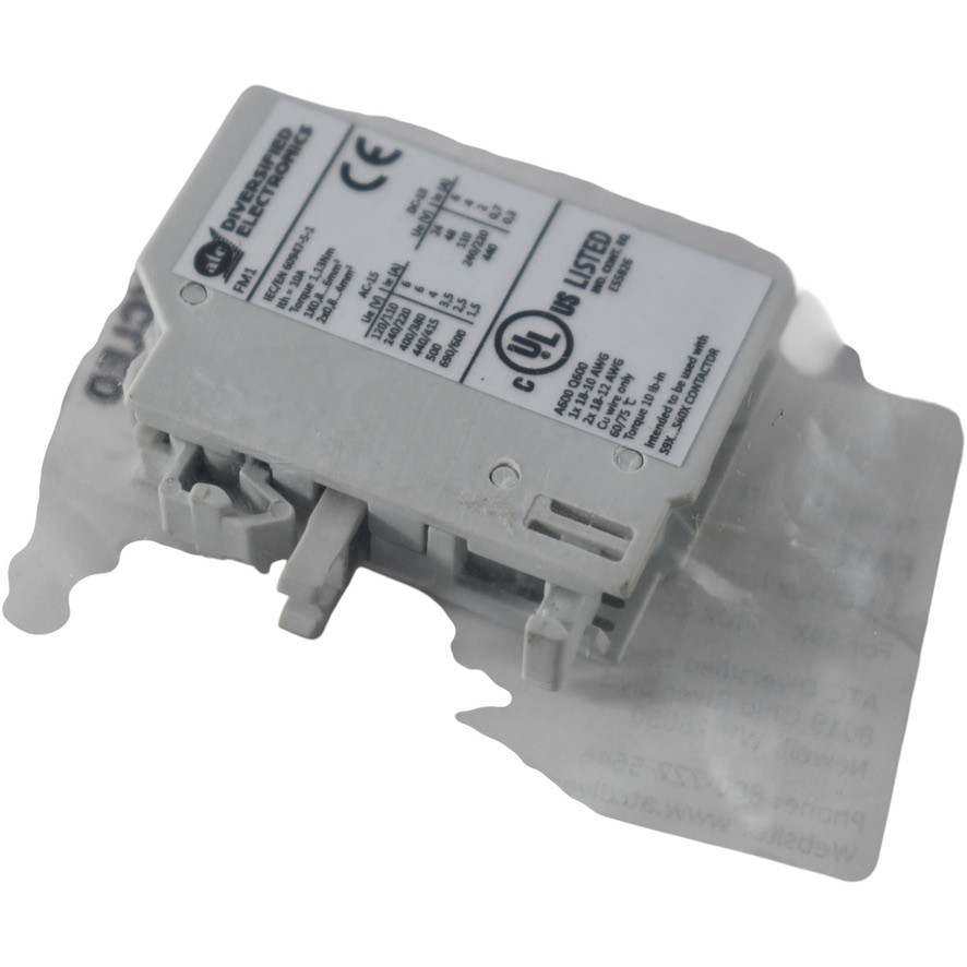NEW ATC Diversified FM1 Front Mounted Auxiliary Contact 1 NO For S9X S40X