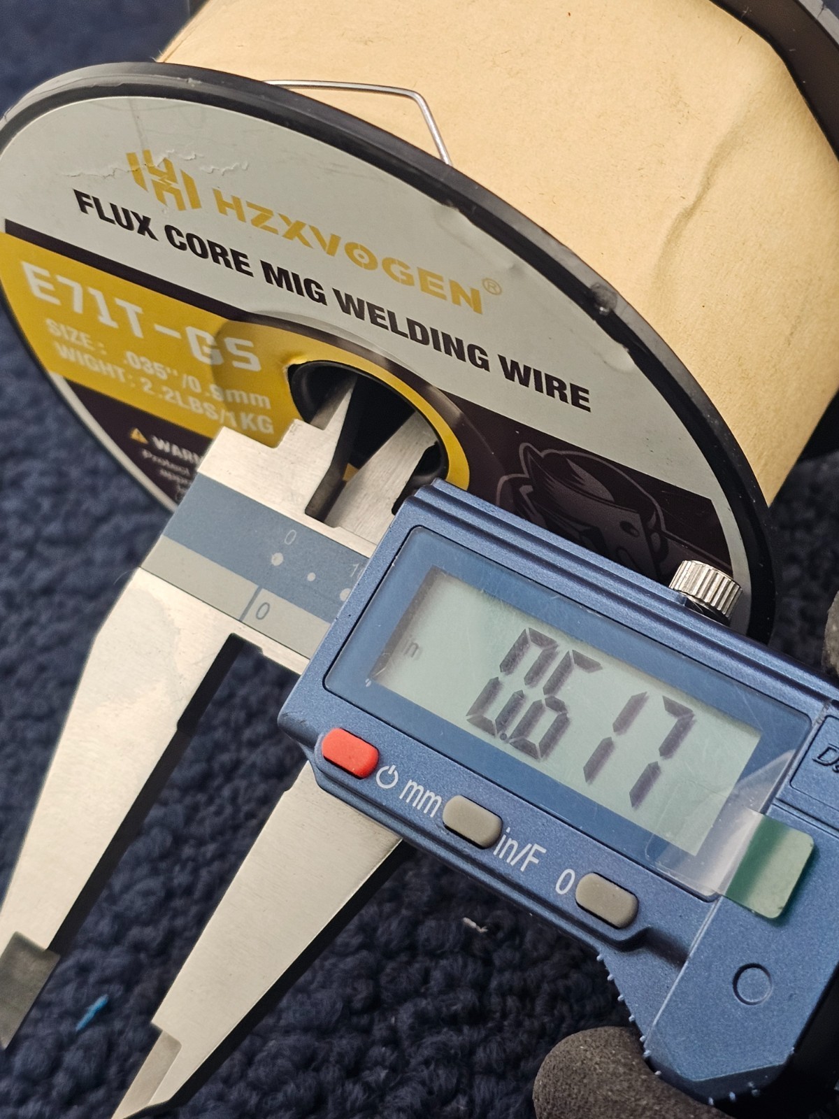 HZXVOGEN E71T-GS: .035-inch Flux Core MIG Welding Wire 2.2 lbs / 1kg