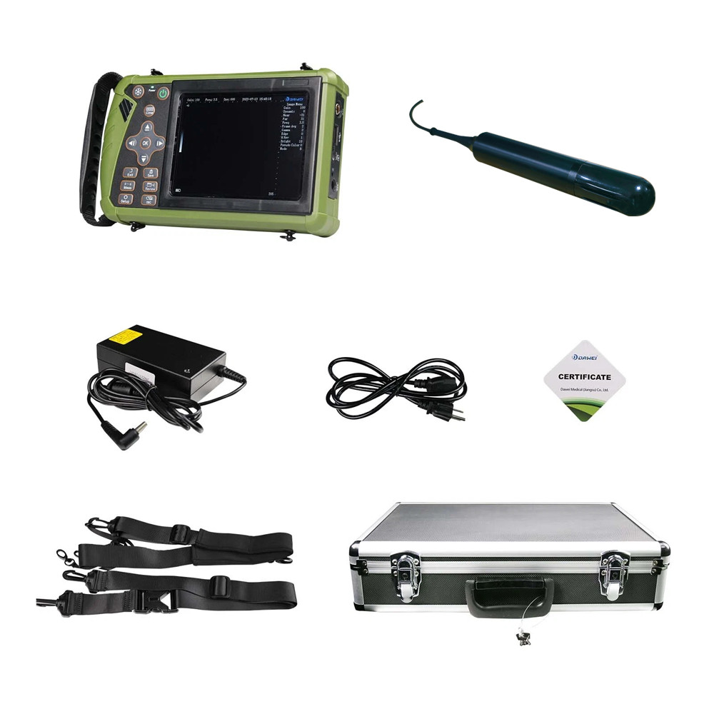 3.5MHz Rectal Probe Veterinary Ultrasound Machine for Cattle and Horse