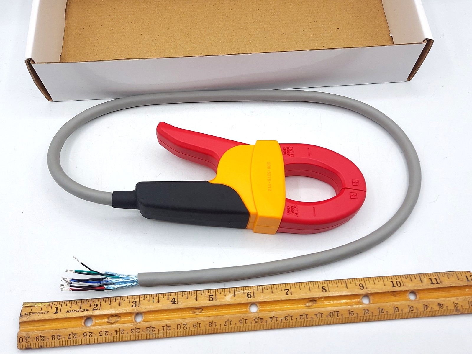 Boeing Surp. AC/DC Current Clamp Probe 400A Hall Effect Fluke Style CAT III *NEW