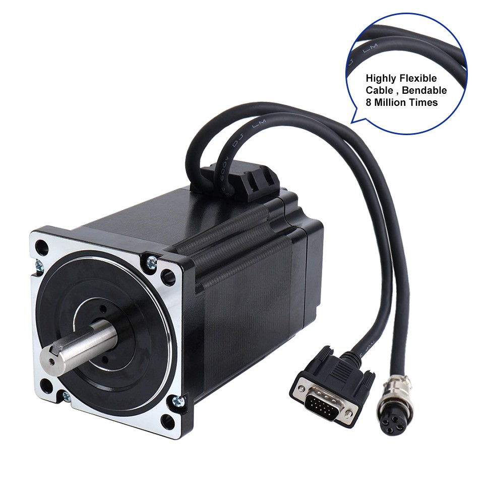 STEPPERONLINE Nema23/24 & nema34 3-12Nm Closed Loop Stepper Motor Driver CNC Kit