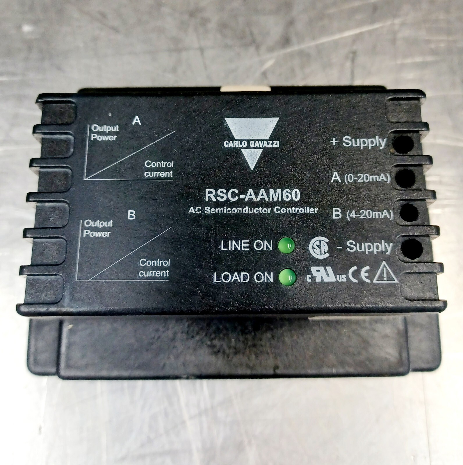 USED Carlo Gavazzi RSC-AAM60 Solid State Relay (FITS RSO2290 Output Module) T8-5