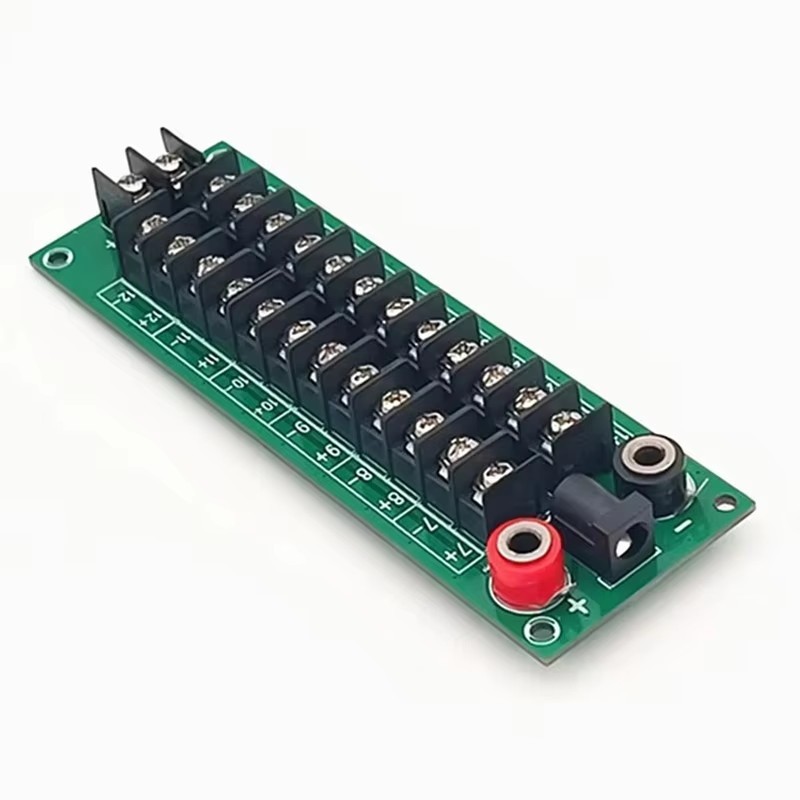 2×12 Position Barrier Terminal Block Distribution Module AC/DC