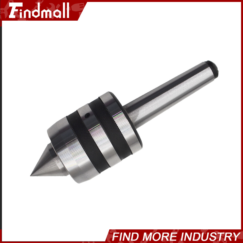 Findmall MT2 Live Center Morse Taper 2MT Triple Bearing Lathe Medium Duty CNC