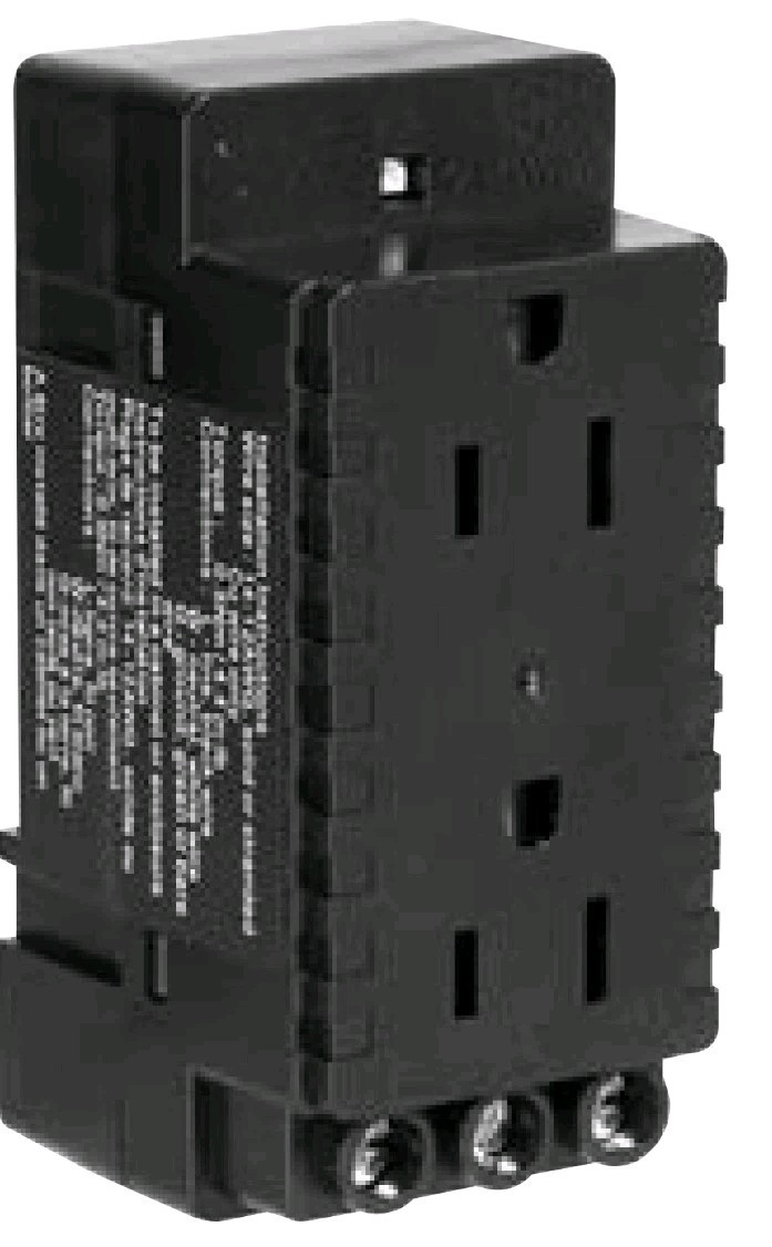 Weidmuller 6720005430 15A 120V Din-rail mount duplex receptacle w/LED indcatr