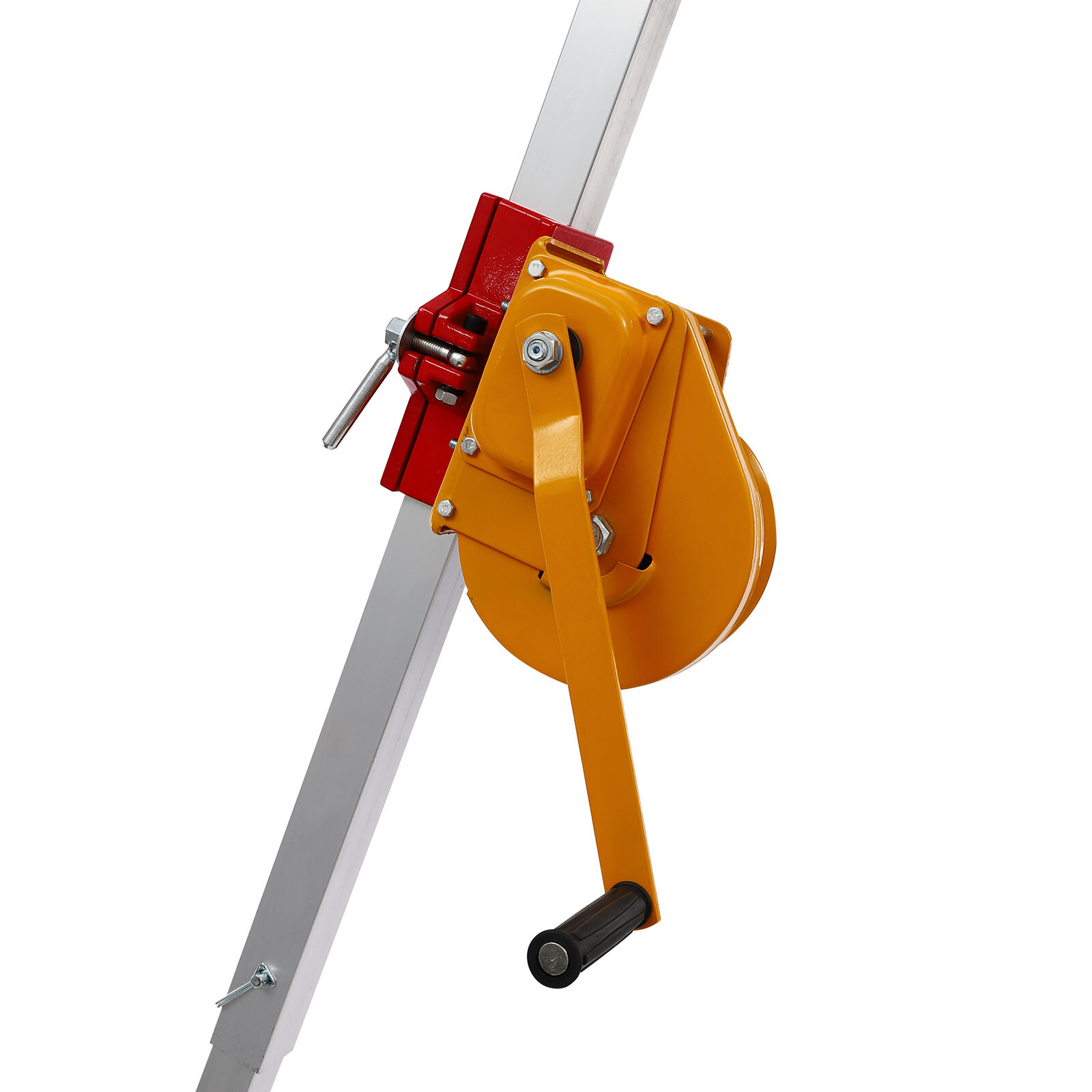 Confined Space Tripod Kit Rescue Tripod Adjustable 5.2-8 ft Legs 1800lbs Winch