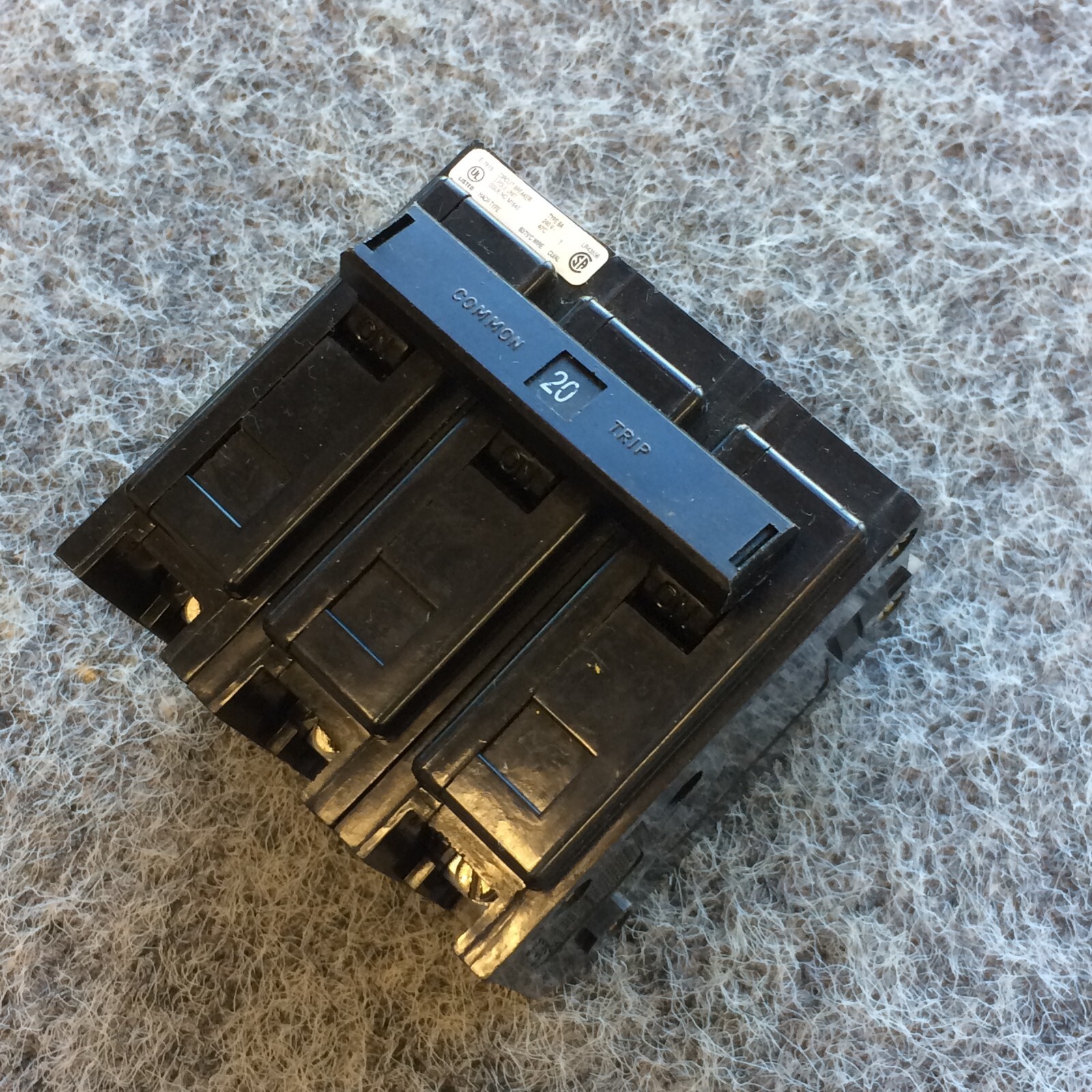 EATON CUTLER HAMMER BAB3020H Circuit Breaker 3 POLE 20 AMP *Ships Fast*
