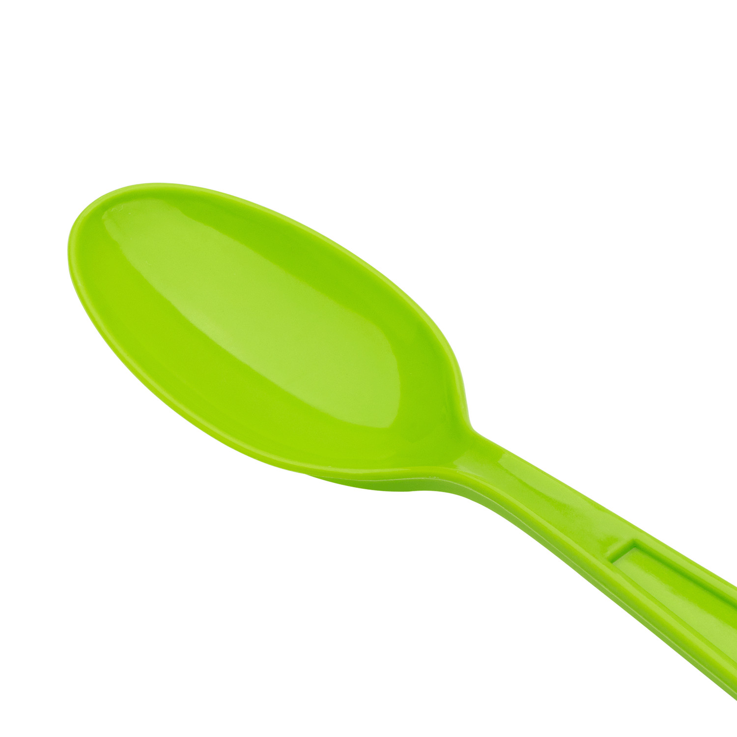 Karat PP Plastic Extra Heavy Weight Tea Spoons – Green – 1,000 ct, U2033 (Green)
